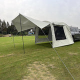 Car Rear Tent Extension Waterproof / Trailer Tent Camping Shelter Canopy / Car Trunk Tent for Outdoor Tour Barbecue Picnic