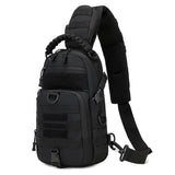 Camping Tactical Chest Bag Waterproof Nylon Outdoor Sling Backpack for Hiking Climbing Cycling & Fishing - MOLLE EDC Fanny Pack
