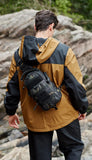 Camping Tactical Chest Bag Waterproof Nylon Outdoor Sling Backpack for Hiking Climbing Cycling & Fishing - MOLLE EDC Fanny Pack