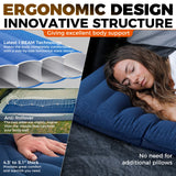KingCamp Ultralight Inflatable Sleeping Pad for Camping Hiking - Portable Air Mattress with Carry Bag