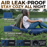 KingCamp Ultralight Inflatable Sleeping Pad for Camping Hiking - Portable Air Mattress with Carry Bag
