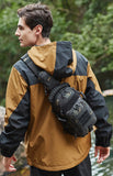 Camping Tactical Chest Bag Waterproof Nylon Outdoor Sling Backpack for Hiking Climbing Cycling & Fishing - MOLLE EDC Fanny Pack