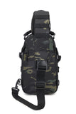Camping Tactical Chest Bag Waterproof Nylon Outdoor Sling Backpack for Hiking Climbing Cycling & Fishing - MOLLE EDC Fanny Pack