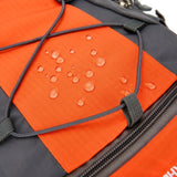 Lightweight Waterproof Hiking Backpack Large Capacity Outdoor Travel Bag Air Cushion Belt Zipper Closure Unisex Softback