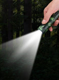 Waterproof and Metal Jet Butane Turbo Outdoor Camping Lighter & Flashlight