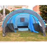 Tents Outdoor Camping 10 Person Family Party Tent House Two Bedrooms, Waterproof Anti UV for Hiking, Beach, Fishing Tent Shelter
