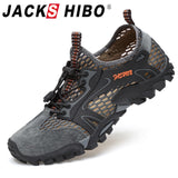 JACKSHIBO Breathable Water Shoes For Men Climbing Hiking - Upstream - Outdoor Beach Shoes
