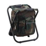 Outdoor Folding Chair Camping Fishing Chair Stool Portable Backpack Cooler Insulated Picnic Tools Bag Hiking Seat Table Bag