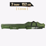 Oxford Cloth Multifunctional Large Capacity Fishing Rod Storage Bag  1/2/3 Layer
