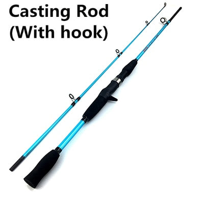 GHOTDA Baitcasting Ultra Light Boat Power Lure Rod Casting Spinning Fishing Rod Wt 3g-21g