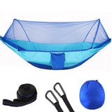 Camping Hammock with Mosquito Net Pop-Up Light