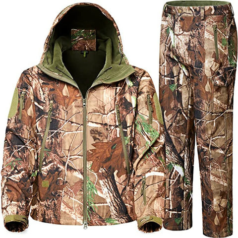 Waterproof Men Camouflage Windbreaker - Camo Jacket & Pants Sold Separately