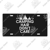 Camping Tin License Plate for Camping Decor